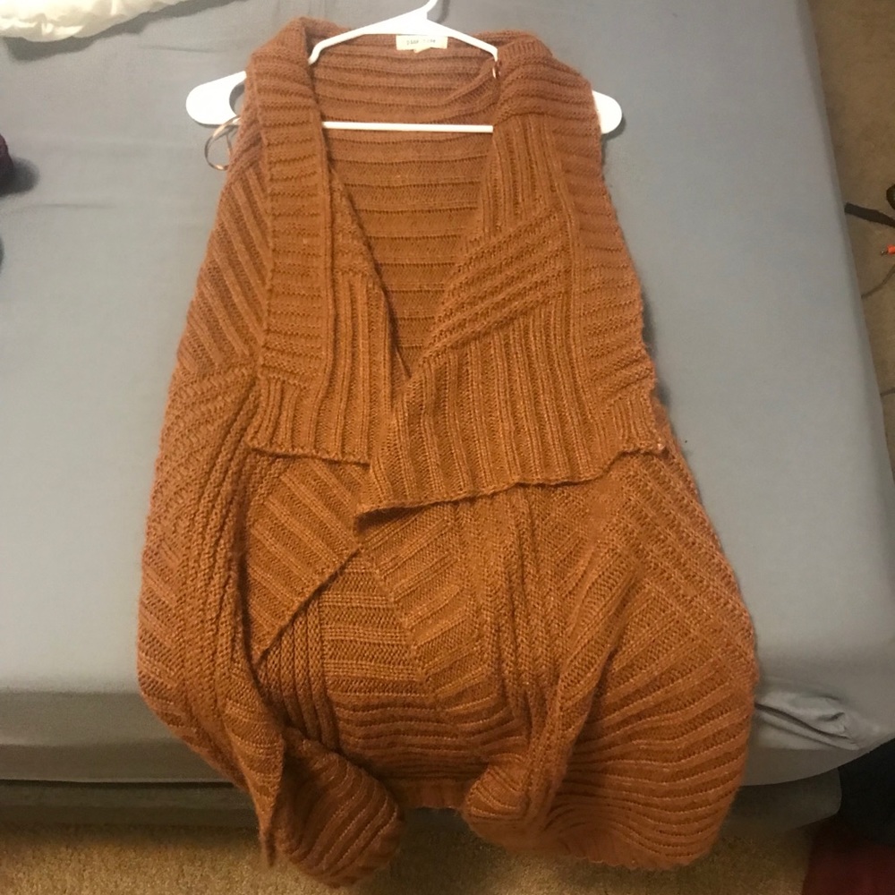 Long cardigan vest